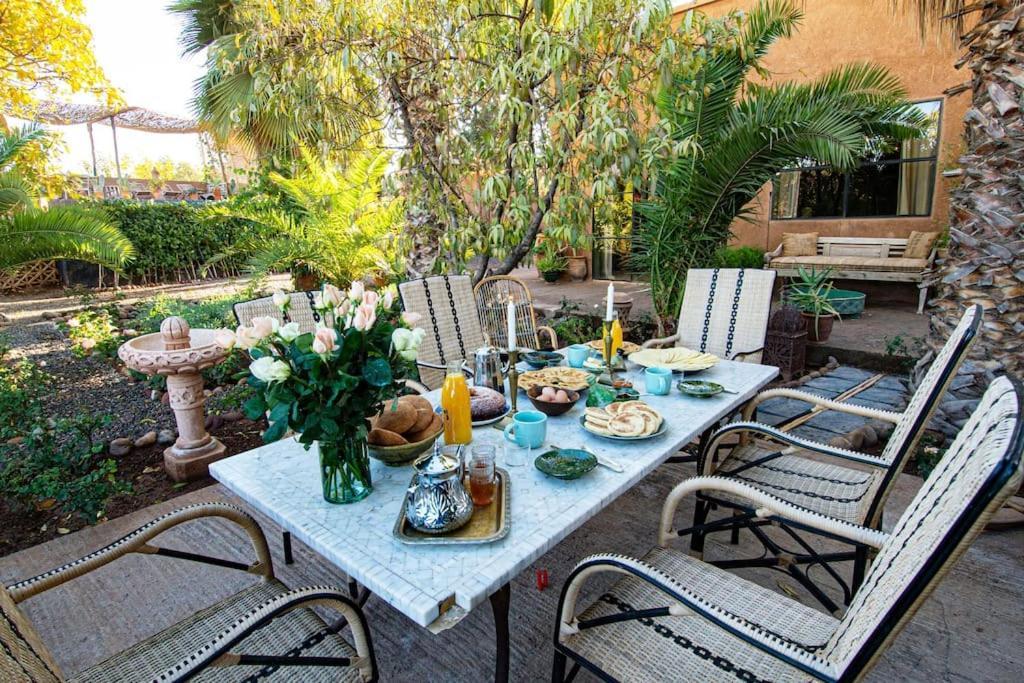 Aux Portes De Marrakech Villa Arts & Deco Avec Piscine Маракеш Екстериор снимка