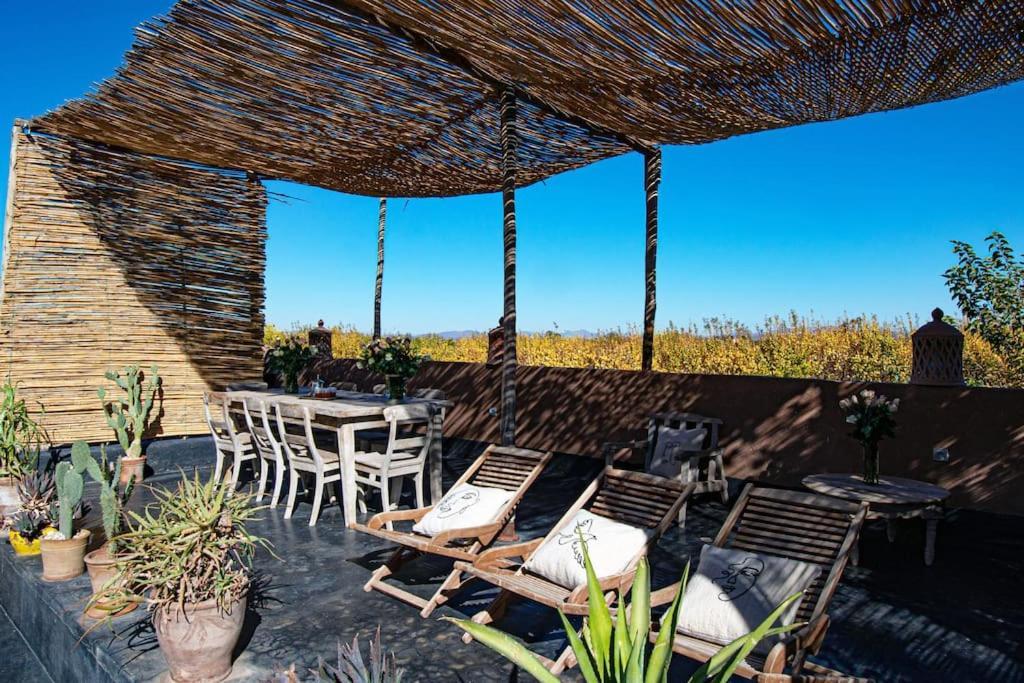 Aux Portes De Marrakech Villa Arts & Deco Avec Piscine Маракеш Екстериор снимка